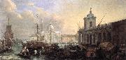 CARLEVARIS, Luca The Sea Custom House with San Giorgio Maggiore fdg oil painting picture wholesale